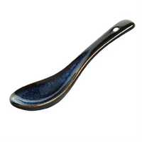 Olympia Luna Midnight Blue Soup Spoons 142mm x 25mm Pk of 12