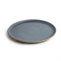 Olympia Canvas Small Rim Round Plate Blue Granite 180mm (Pack of 6)