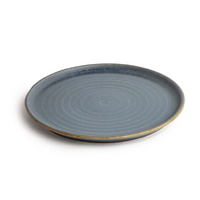 Olympia Canvas Small Rim Round Plate Blue Granite 265mm (Pack of 6) 