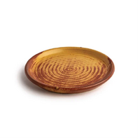 Olympia Canvas Small Rim Round Plate Sienna Rust 180mm (Pack of 6)