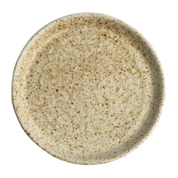 Olympia Canvas Small Rim Round Plate Wheat 180mm (Pack of 6)