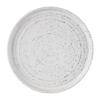 Olympia Cavolo White Speckle Flat round Plate 180(Ø)mm Pack of 6