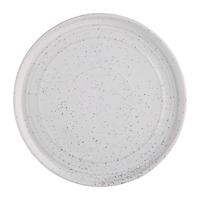 Olympia Cavolo White Speckle Flat round Plate 220(Ø)mm Pack of 6