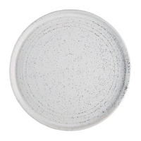 Olympia Cavolo White Speckle Flat Round Plate 270(Ø)mm Pk of 4