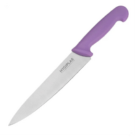 Hygiplas Cooks Knife Purple 218mm - Purple for Allergens