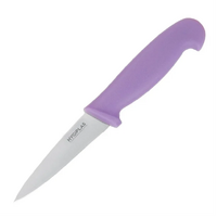 Hygiplas Paring Knife Purple 83mm - Purple for Allergens