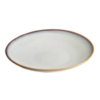 Olympia Drift Grey Plain Coupe Low Bowls 260mm Pk of 4