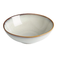 Olympia Drift Grey Plain Coupe Bowls 205mm Pk of 4