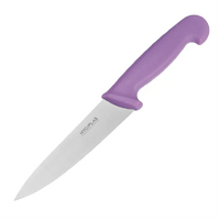 Hygiplas Cooks Knife Purple 160mm - Purple for Allergens