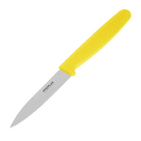 Hygiplas Paring Knife Yellow 85mm - Yellow handle for Raw Poultry