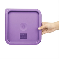 Hygiplas Purple Square Food Storage Lid to Fit 5.7-7 Ltr Containers