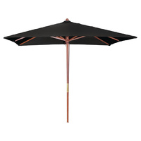 Bolero Table Umbrella Square Black 2.5M