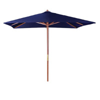 Bolero Table Umbrella Square Navy Blue 2.5M