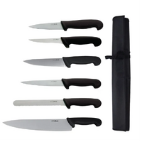 Hygiplas 7 Piece Knife Set includes Storage Wallet