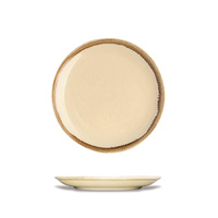 Olympia Kiln Round Coupe Plate 230mm Sandstone Pkt 6