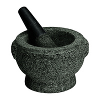 Avanti Rough Grey Mortar & Pestle - 17cm