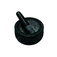  Avanti Low Profile Black Mortar & Pestle - 20cm