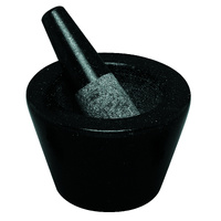 Avanti Mini Conical Black Mortar & Pestle - 13cm