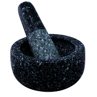 Avanti Mini Mortar & Pestle Black Speckled - 9.5cm