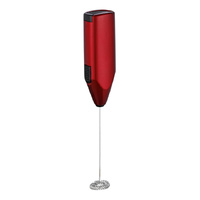 Avanti Little Whipper Milk Frother with Batteries - Red