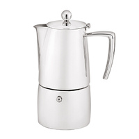 Avanti Art Deco Espresso Maker S/Steel 300ml - 6 Cup