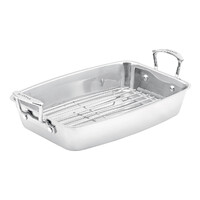 SCANPAN Impact Roasting Pan with Rack  44x 26x 11cm