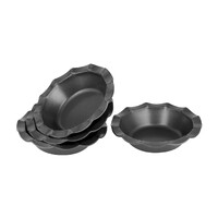 Bakemaster Mini Fluted Pie Dish 13x3cm Pk of 4