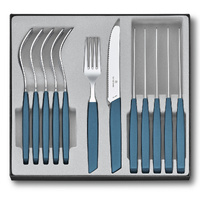 Victorinox Swiss Modern Cutlery/Table Set Cornflower Handles - 12 pieces