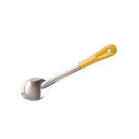 Basting Spoon Solid Stainless Steel Yellow Handle 330mm