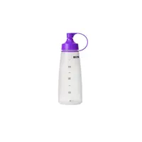 Chef Inox Soft Squeeze Bottle with Purple Cap 400ml