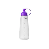 Chef Inox Soft Squeeze Bottle with Purple Cap 550ml