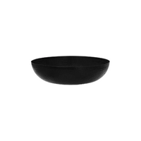 Round Serving/Seafood Bowl Hammered Black 300x80mm/4L