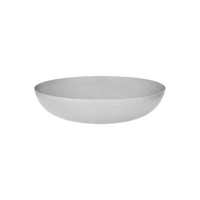 Round Serving/Seafood Bowl Hammered Satin 350x80mm/5L