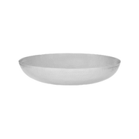 Round Serving/Seafood Bowl Hammered Satin 400x80mm 8L