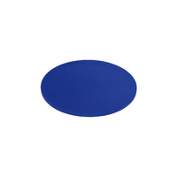 Chef Inox Cutting / Chopping Board Polyethylene Round Blue 350x13mm