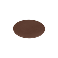 Chef Inox Cutting / Chopping Board Polyethylene Round Brown 350x13mm