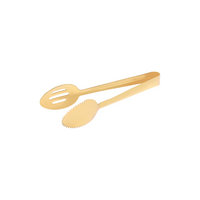 Tablekraft Spoon Tongs Gold Stainless Steel 245mm