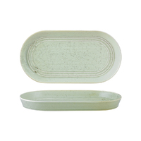 Urban Loft Pistachio Oval Plate 310x165mm Ctn of 12