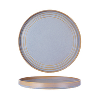 Urban Loft Azure Blue Round Plate 320mm, Ctn of 12