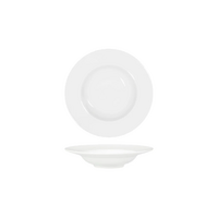 Tablekraft Core White Wide Rim Pasta Plate 225x48mm Ctn of 24