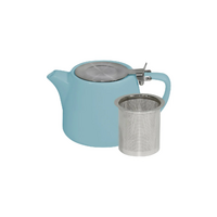 Brew Maya Blue Stackable Teapot 500ml S/S Infuser/Lid Pack of 2