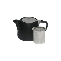 Brew Smoke Stackable Matt Teapot 500ml S/S Infuser /Lid Pack of 2