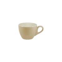 Brew Harvest Matt Beige Flat White Cup 220ml Pack of 6