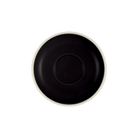 Brew Onyx Gloss Black Latte Saucer 143mm Pack of 6