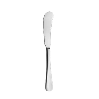 Rome Butter Knife Stainless Steel Solid Handle 170mm Pkt of 12