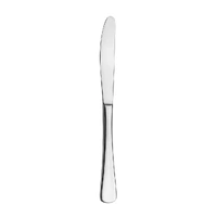 Milan Table Knife Stainless Steel Solid Handle 222mm Pkt of 12