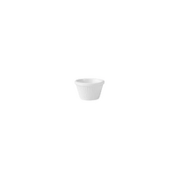 Ryner Melamine Round Fluted Ramekin White 45ml