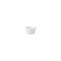 Ryner Melamine Round Fluted Ramekin White 60ml