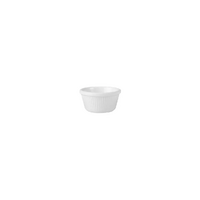 Ryner Melamine Round Fluted Ramekin White 90ml