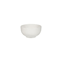 Luzerne Linen-Look White Round Bowl 110mm Set of 48